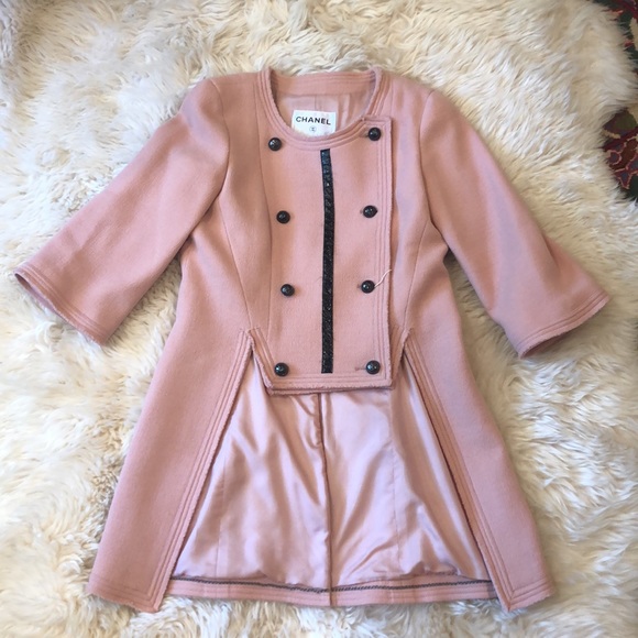 Chanel 2012 Spring Runway Hi-Lo Pink wool Jacket 38 - Picture 12 of 14